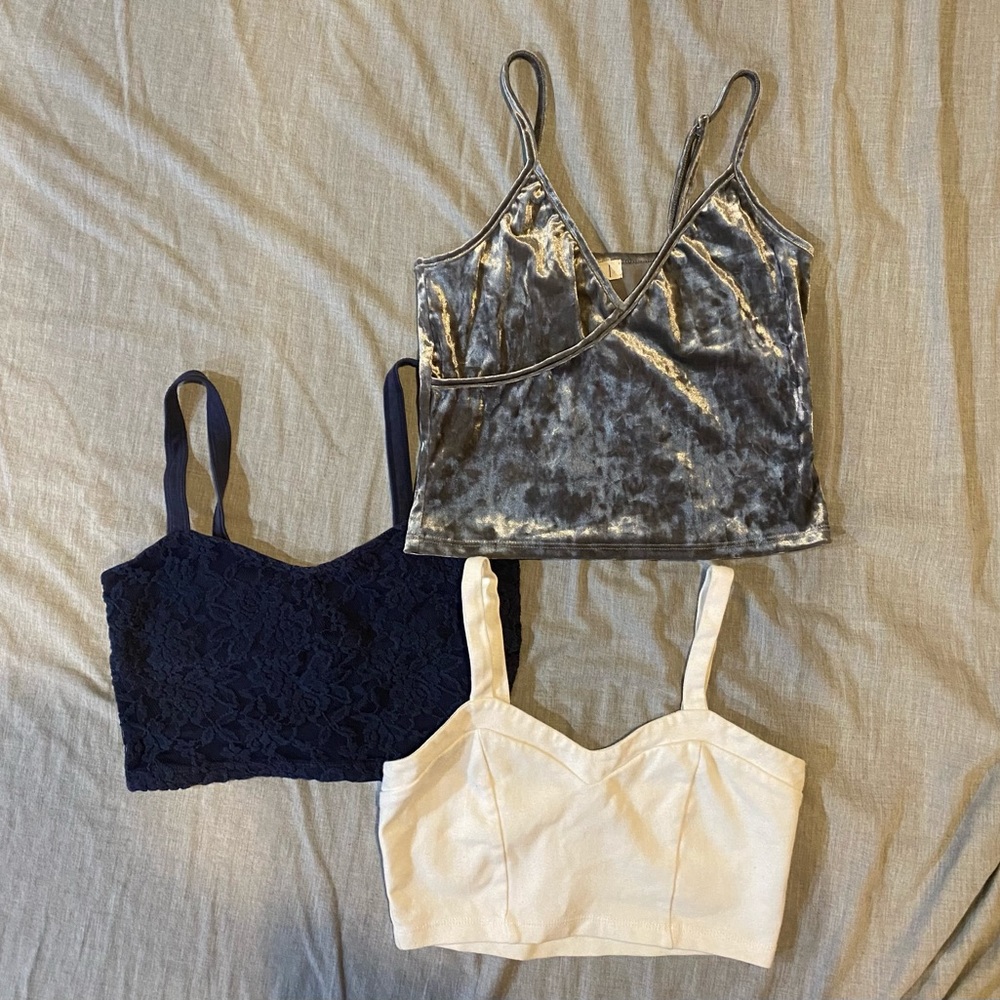 Crop top 3 pack!
